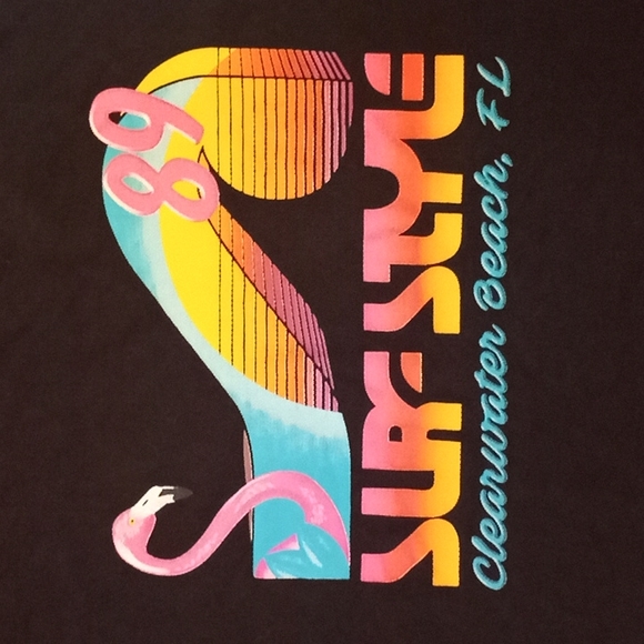Vintage '89 Surf Style ss tee Clearwater Fl. Size XL - Picture 2 of 8